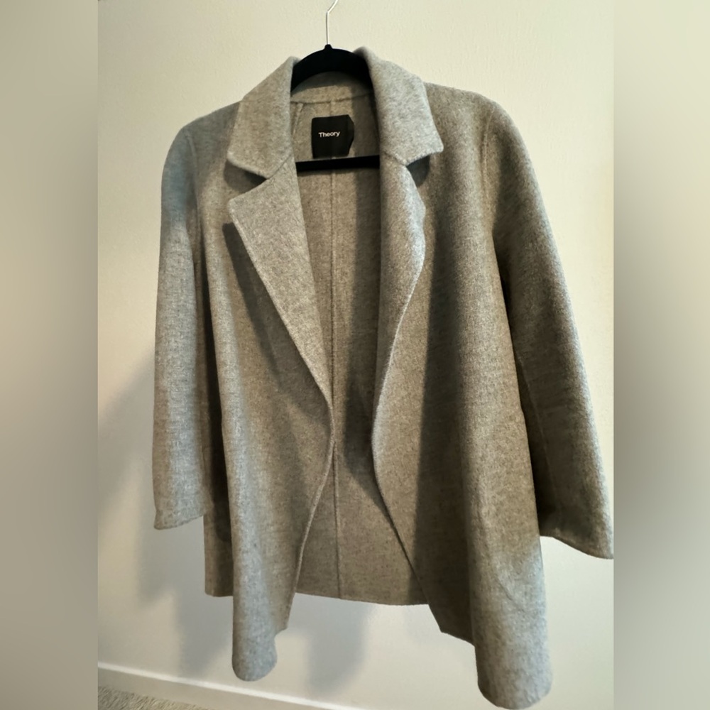 Theory grey peacoat